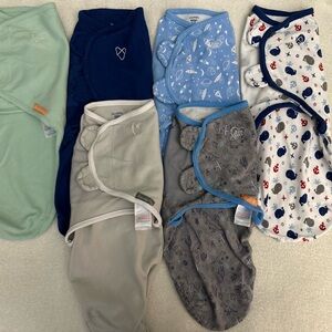 6 Assorted SwaddleMe Swaddles